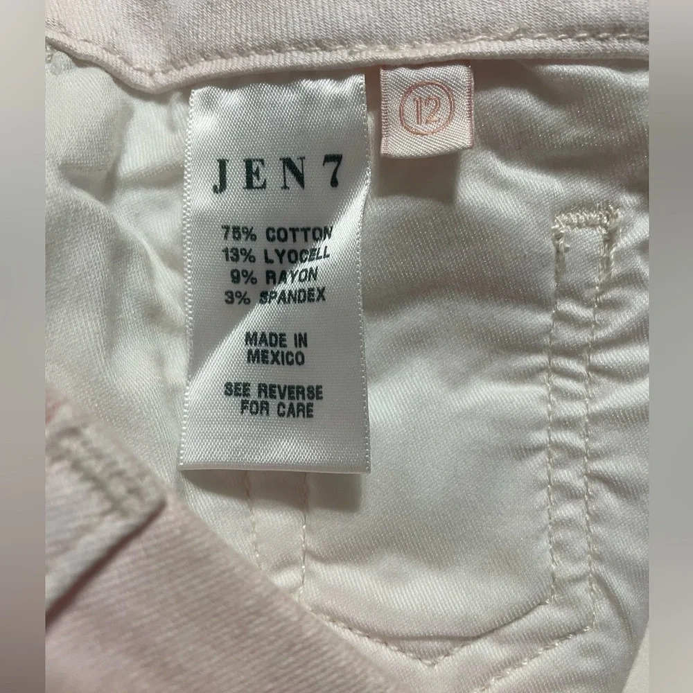 Jen7 by 7 for All Man Kind TieDye High Waist Cropped Skinny Jeans size 12 - Picture 10 of 10